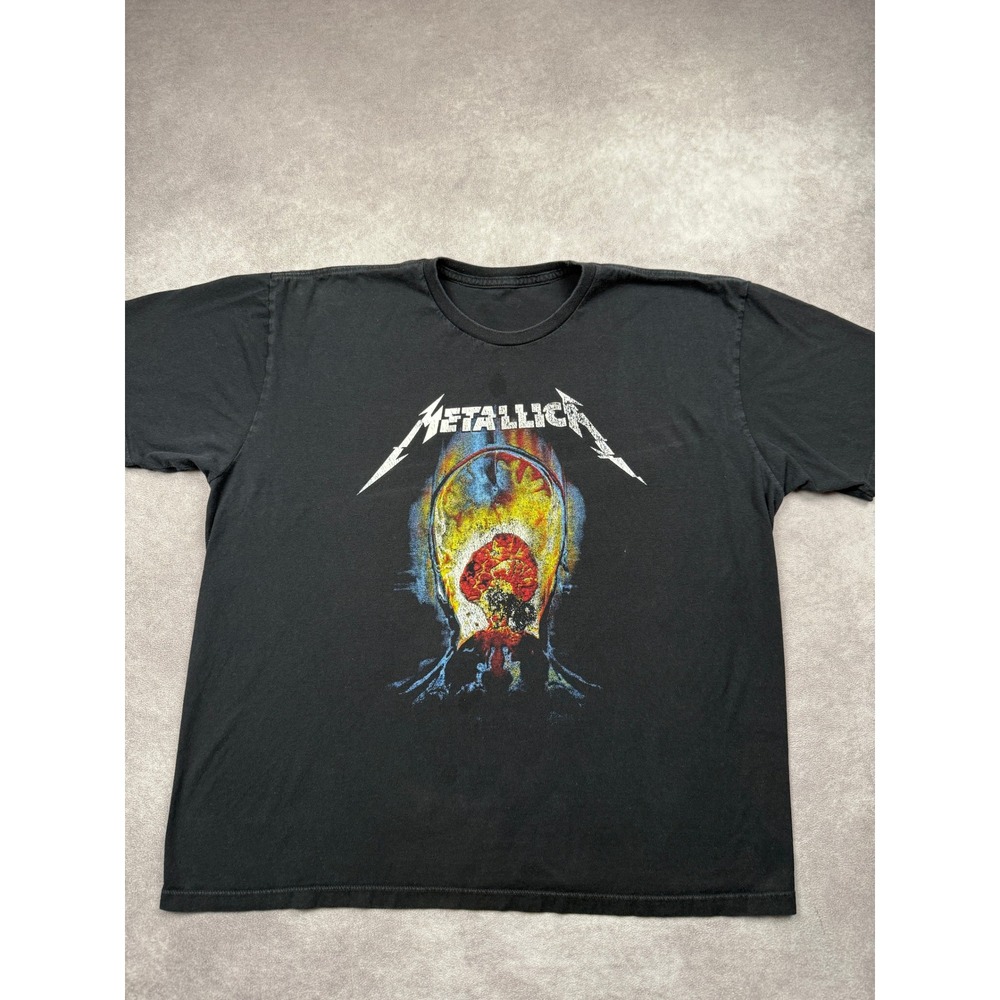 Metallica WorldWired Tour 2017 T-Shirt Avenged Sevenfold Gojira Black Men XL
